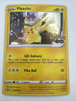 Pikachu SWSH234 Promo SWSH Black Star Pokemon TCG - Image 2