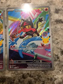 Pokemon TCG First Partner Illustration Collection Series 1 Alola Gen 7 Starters - Image 4