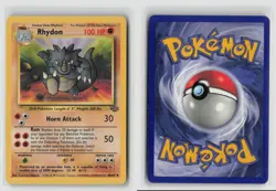 Rhydon #45/64 Jungle Unlimited Pokemon TCG LP - Image 3