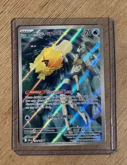 Pokemon Misty's Psyduck 193/182 Destined Rivals Full Art Holo Illustration Rare - Image 1