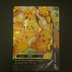 Pokemon Pikachu V-Union Promo SWSH142 Sword & Shield Holo 250 ATK 300 HP - Image 1