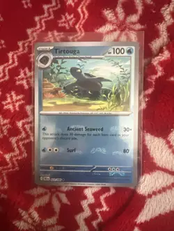 Pokemon SV Black Bolt Tirtouga Reverse Holo Master Ball Uncommon #022/086 Nm - Image 1