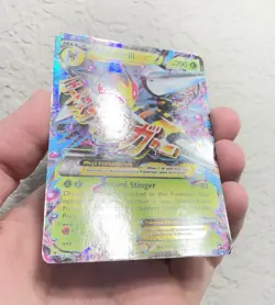 Pokemon Mega M Beedrill EX XY158 Black Star Promo Holo Ultra Rare - Image 3