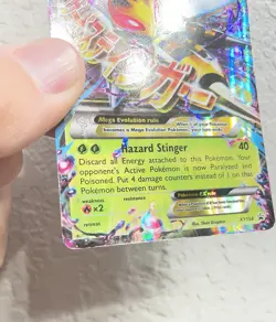 Pokemon Mega M Beedrill EX XY158 Black Star Promo Holo Ultra Rare - Image 4