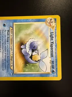 Light Vaporeon 52/105 Non Holo Pokemon Neo Destiny - Image 3