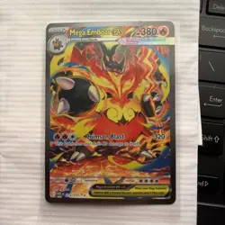 Pokemon TCG Mega Emboar Ex 273/217 Special Illustration Rare Ascended Heroes NM - Image 1