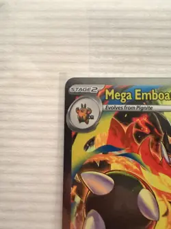 Pokemon TCG Mega Emboar Ex 273/217 Special Illustration Rare Ascended Heroes NM - Image 2