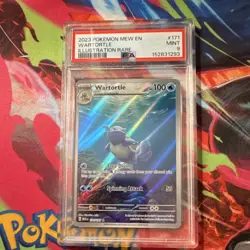 The Pokemon Company PSA 9 Wartortle 171/165 SV 151 Illus Rare Holo ENG - Image 1
