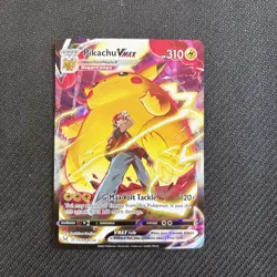 Pokemon Pikachu VMAX TG17/TG30 Full Art Trainer Gallery Holo Lost Origin NM - Image 1