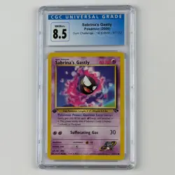 Pokemon Sabrina's Gastly 1st Edition Gym Challenge 97/132 CGC 8.5 NM/Mint+ 2000 - Image 1