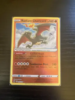 Pokemon TCG Radiant Charizard Crown Zenith 020/159 Radiant Rare Holo English - Image 1