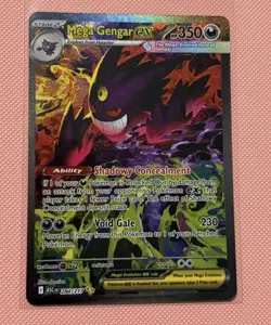 Mega Gengar EX 284/217 SIR Special Illustration Rare Pokemon Ascended Heroes UK - Image 1