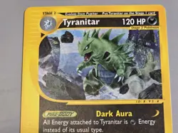 Pokemon Base Set Expedition #66/165 non-holo TYRANITAR **not played** - Image 2