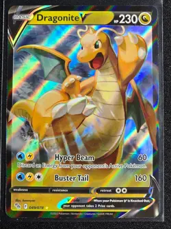 Dragonite V 049/078 (Ultra Rare) Pokemon GO Near Mint - Image 1