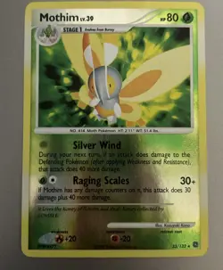 2007 Pokemon - Mothim Secret Wonders 33/132 Reverse Holo NM - Image 1