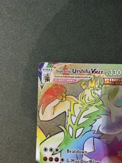 Pokemon TCG SWSH: Battle Style Single Strike Urshifu VMAX Secret Rare 167/163 - Image 3