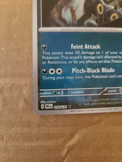 Pokemon Umbreon TCG poke Ball Pattern, 059/131, Sv: Prismatic, Evolutions Holo - Image 5