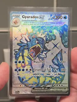 Gyarados ex 225/198 Ultra Rare Full Art Pokemon TCG Scarlet & Violet NM - Image 1