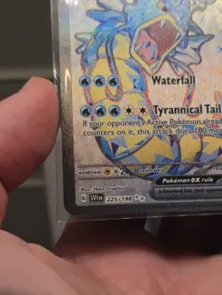 Gyarados ex 225/198 Ultra Rare Full Art Pokemon TCG Scarlet & Violet NM - Image 5