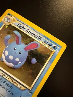 Light Azumarill 13/105 Neo Destiny Holo Pokemon - Image 4