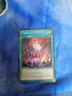Forbidden Crown BPRO-EN067 1st Edition Secret Rare Burst Protocol Yu-Gi-Oh! TCG - Image 1
