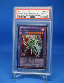 Yu-Gi-Oh! Elemental Hero Shining Phoenix [DP05-EN013] Sup R 1st Ed PSA 10 - Image 1
