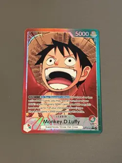 Monkey D Luffy (Alternate Art) OP13-001 Leader One Piece Carrying on His Will - Image 1