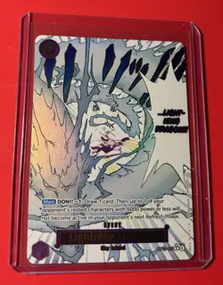One Piece Lightning Dragon Alternate Art OPB07-080 Holo Card CCG English - Image 1