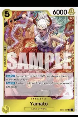 EB03-057 Yamato Rare NM One Piece - Image 1