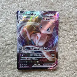 Pokemon TCG Mew VMAX Ultra Rare Holo Fusion Strike 114/264 Pokemon Card 6+ - Image 1