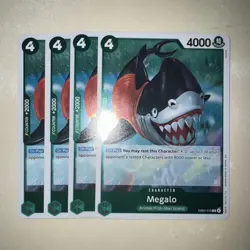 One Piece TCG EB04-018 Megalo X4 Playset Card Game CCG English - Image 1