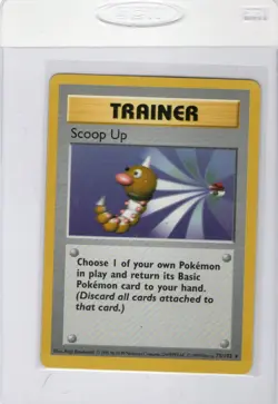Pokemon Scoop Up Shadowless Base Set 78/102 Regular Rare Pokemon Card NM - Image 1