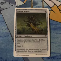 MTG - Umbral Mantle (White Border) - Mystery Booster 2 - Light Play - Normal - Image 1