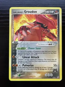 Pokemon Card - Team Magma's Groudon Team Magma vs Team Aqua 9/95 Rare Non-Holo - Image 1