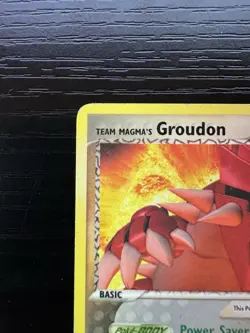 Pokemon Card - Team Magma's Groudon Team Magma vs Team Aqua 9/95 Rare Non-Holo - Image 2