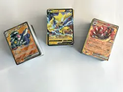 100 Pokemon Bulk Card Lot • Choose Base or w/ 3x EX/V Add-On • No Duplicates - Image 1