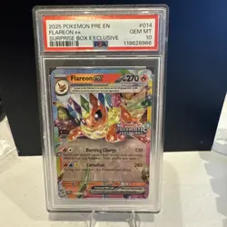 Flareon ex - (Prismatic Evolutions Stamp) 014/131 Miscellaneous Cards & Products - Image 1
