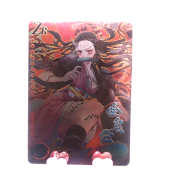Demon Slayer ZR Nezuko ZR Holo Foil Trading Card TCG - Image 1