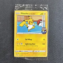 Pokemon Pikachu TCG Promo Card On the Ball Futsal, 001/005, Sealed - Image 1