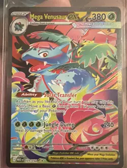Pokemon TCG Mega Venusaur EX Card 177/132 English - Image 4