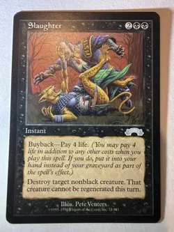 Slaughter Exodus Excellent Condition Magic the Gathering MTG - Image 1