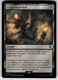 Crypt Incursion Normal C Commander: The Lord of the Rings 198 NM - Image 1