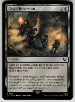 Crypt Incursion Normal C The Lord of The Rings 198 NM - Image 1