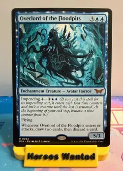Overlord of the Floodpits M Duskmourn: House of Horror 68 NM - Image 1