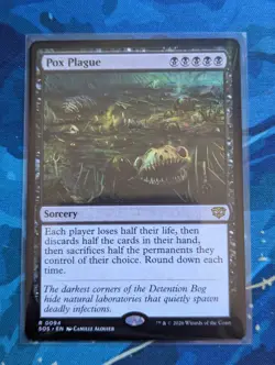 MTG Pox Plague - NM - Secrets of Strixhaven - Image 1
