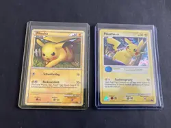 Pikachu 78/123 und 9/17 Lv 13 Pokemon Karte Soul Silver Snow Stamp Promo 2010 - Image 1