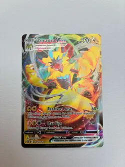 Zeraora Vmax SWSH264 Full Art Ultra Rare Black Star Promo - Image 1