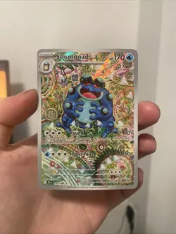 Pokemon Seismitoad 105/086 SV: Black Bolt Illustration Rare VLP - Image 1