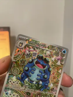 Pokemon Seismitoad 105/086 SV: Black Bolt Illustration Rare VLP - Image 4