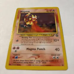GCC Pokemon Magmar 44 Black Star Promo League 2002 English Atsuko Nishida - Image 2
